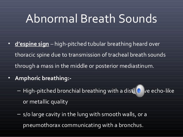 Approach To Lung Sounds