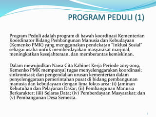 Mewujudkan inklusi sosial program peduli | PPTX