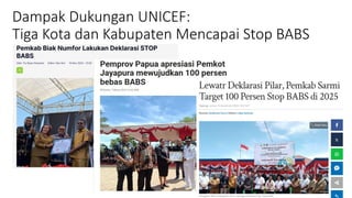 Mewujudkan Kabupaten Mimika Stop Buang Air Besar Sembarangan | PPTX