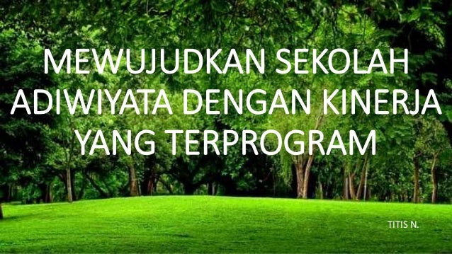 Artikel tentang sekolah adiwiyata