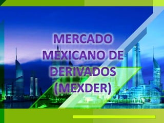 MERCADO MEXICANO DE DERIVADOS(MexDer) 