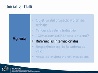 Tendencias de la industriaCambios en el estilo de vida los consumidores influyen en su forma de alimentarseAumento de la urbanización y del PIB per cápitaAumento en la expectativa de vidaCreciente inserción de la mujer en el mercado de trabajoCrecimiento de hogares unipersonalesAumento en los niveles educativos de las economías más dinámicas