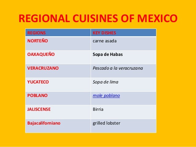 Mexican Cuisine Or Food - 