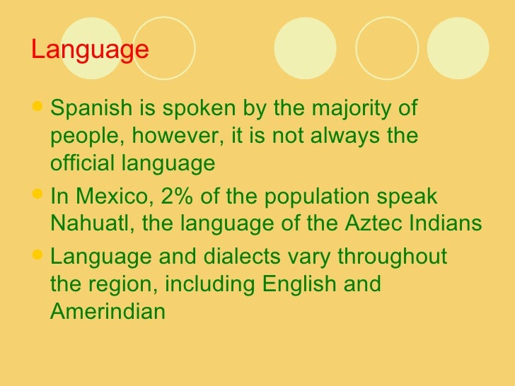 Mexican and Central American Culture