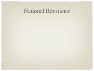 National Resistance
 