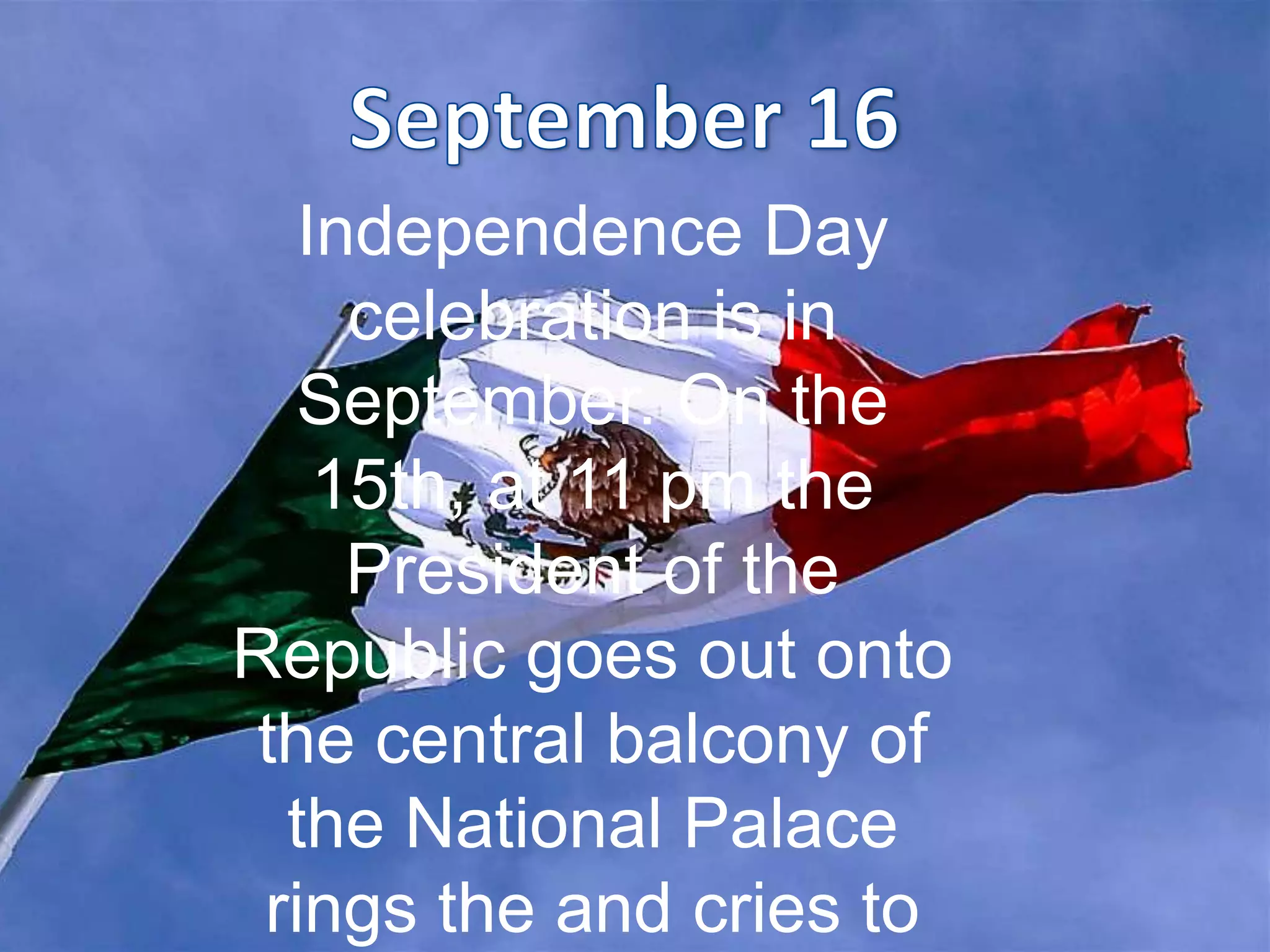 Mexican holidays ppt