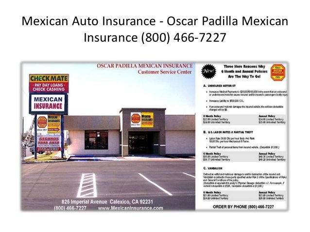 Mexican Car Insurance Oscar Padilla Mexican Insurance Mexican Car Insurance Oscar Padilla Mexican Insurance
