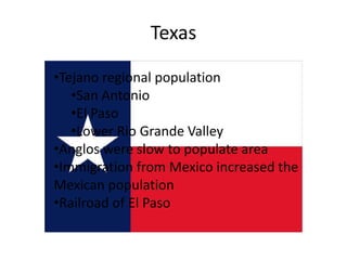 TexasTejano regional population