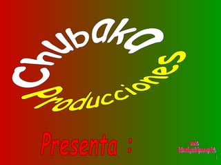 Producciones Chubaka Presenta : www. laboutiquedelpowerpoint. com 