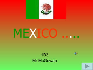 1B3 Mr McGowan ME X ICO   .. . .. 