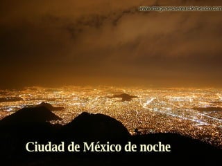 Ciudad de México de noche 