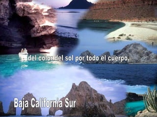 Baja California Sur del color del sol por todo el cuerpo, 