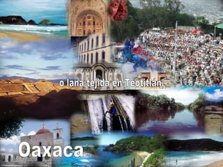 o lana tejida en Teotitlán, Oaxaca 