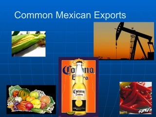 Common Mexican Exports 
