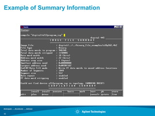 Example of Summary Information




30
 