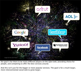 Engagement & interaction




This is where the social web begins — an invitation from the real world to join others online...