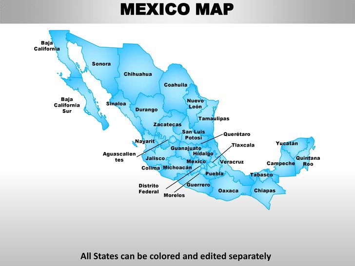 mexico map bajacalifornia