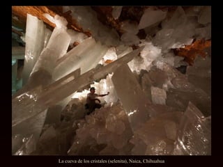 La cueva de los cristales (selenita), Naica, Chihuahua
 