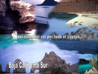 Baja California Sur del color del sol por todo el cuerpo, 