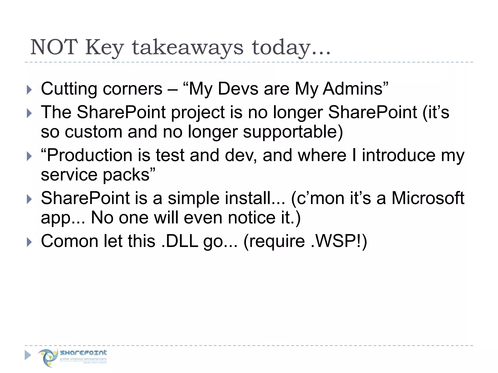 Segundo Semario de SharePoint en Mexico por Joel Oleson