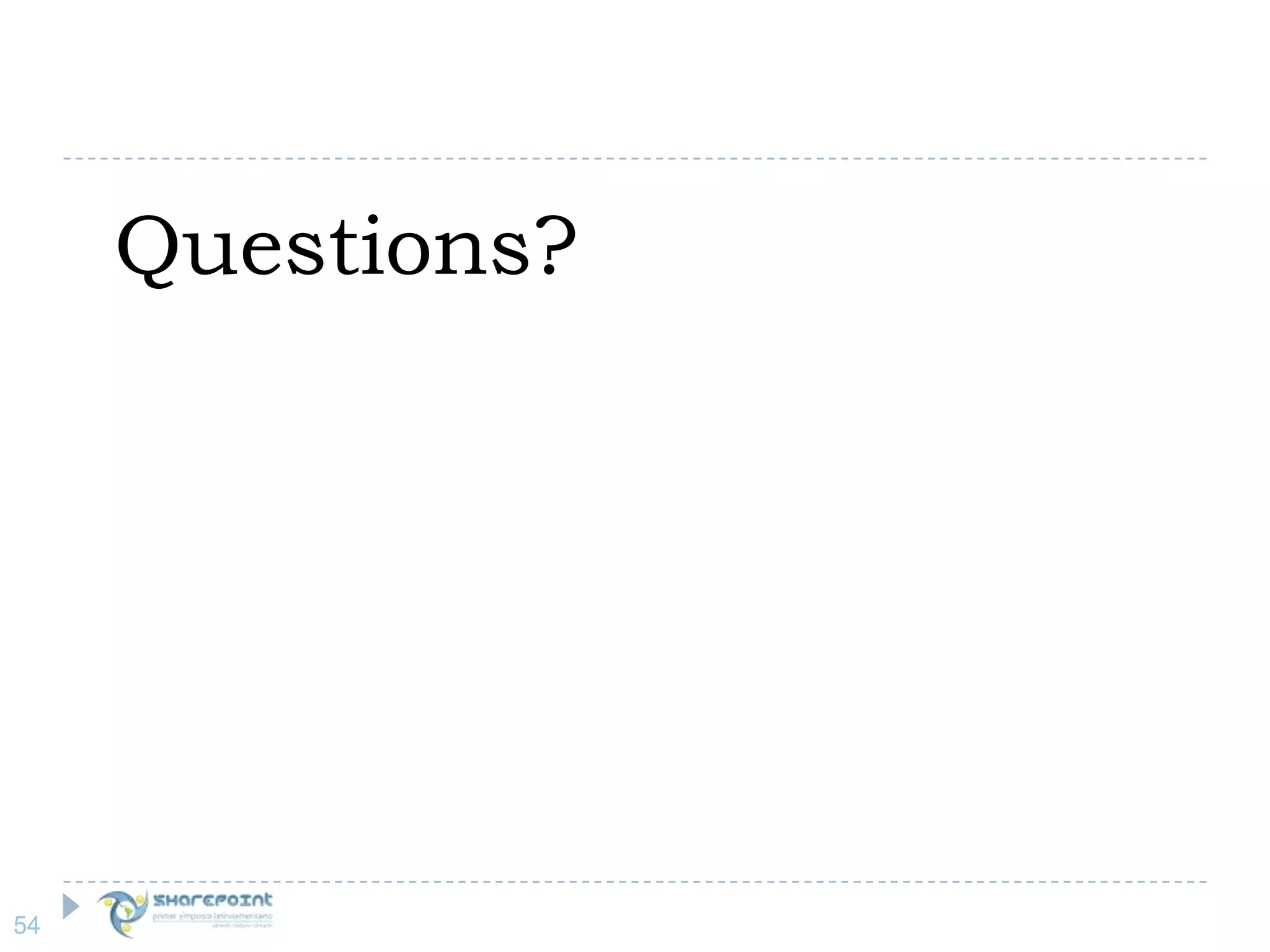 Segundo Semario de SharePoint en Mexico por Joel Oleson