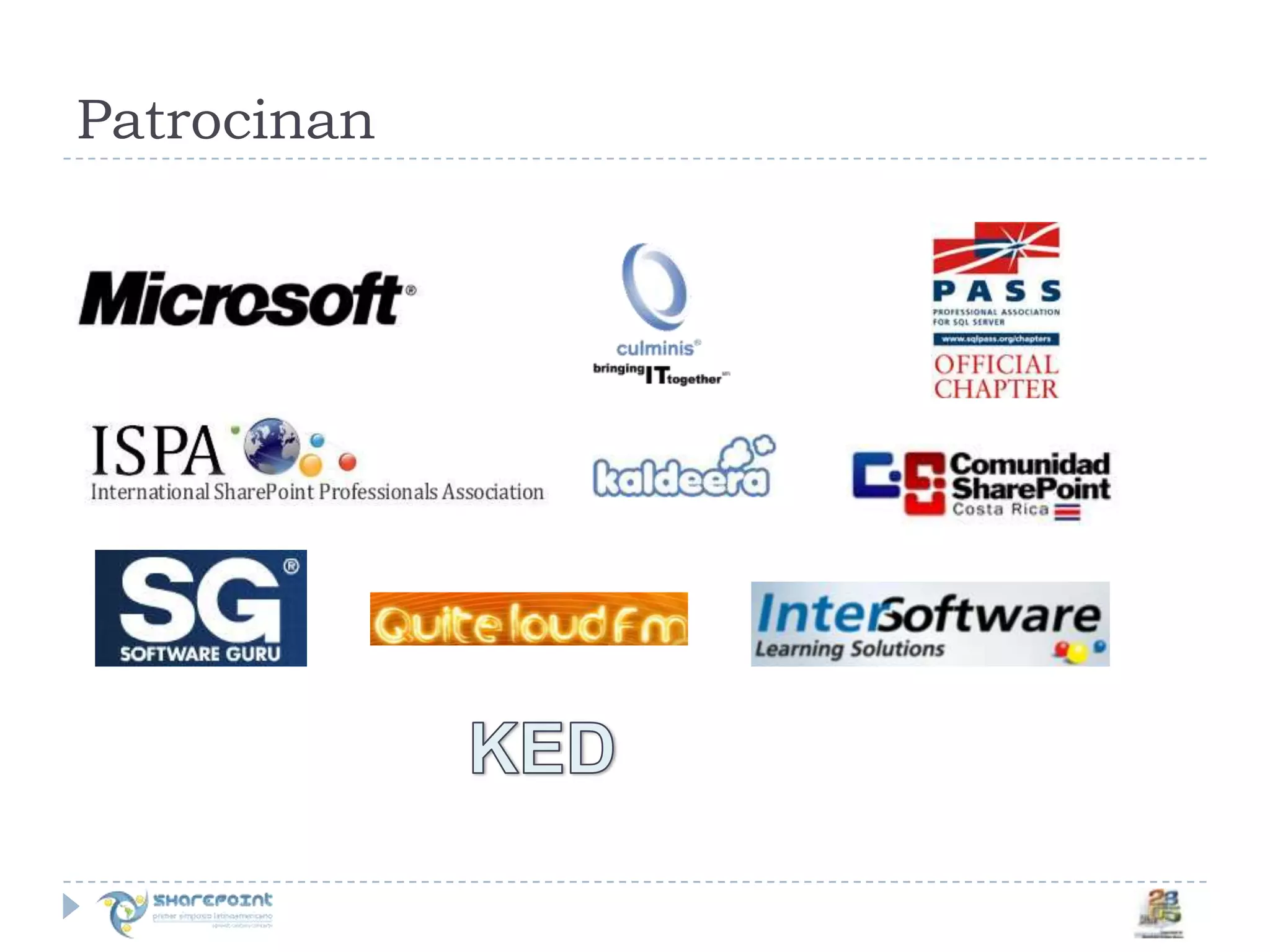 Segundo Semario de SharePoint en Mexico por Joel Oleson