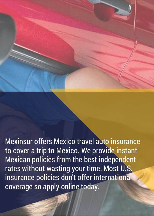 auto insurance to travel to mexico