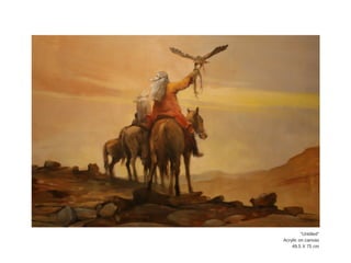 "Untitled"
Acrylic  on  canvas
49.5  X  75  cm
 