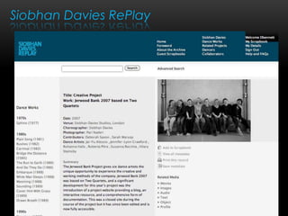 Siobhan Davies RePlay
 