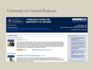 University of Oxford Podcasts
 