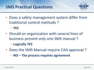 Safety Management in Aviation Industry and related | PPSX