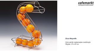 Zicco Meyvelik
Ürün akrilik malzemeden üretilmiştir
Ölçüler: 37 x 47 cm
 