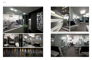 188/189
» Characterized by its innovative lightings hanged randomly from the ceiling, the interior is lit with achromatic light, contrasting with the pure white interior; in the exterior, a series of lights along the wall of
the whole façade that create “Thousand Moons”, contribute to the whole design, thus creating an elegant and graceful dining space.
» With a flexible layout, a vibrant lounge is carved out from the dining area, displaying the happenings on the restaurant floor.
 