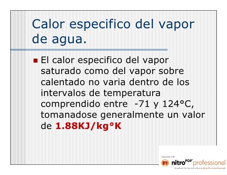 Mezcla aire vapor de agua