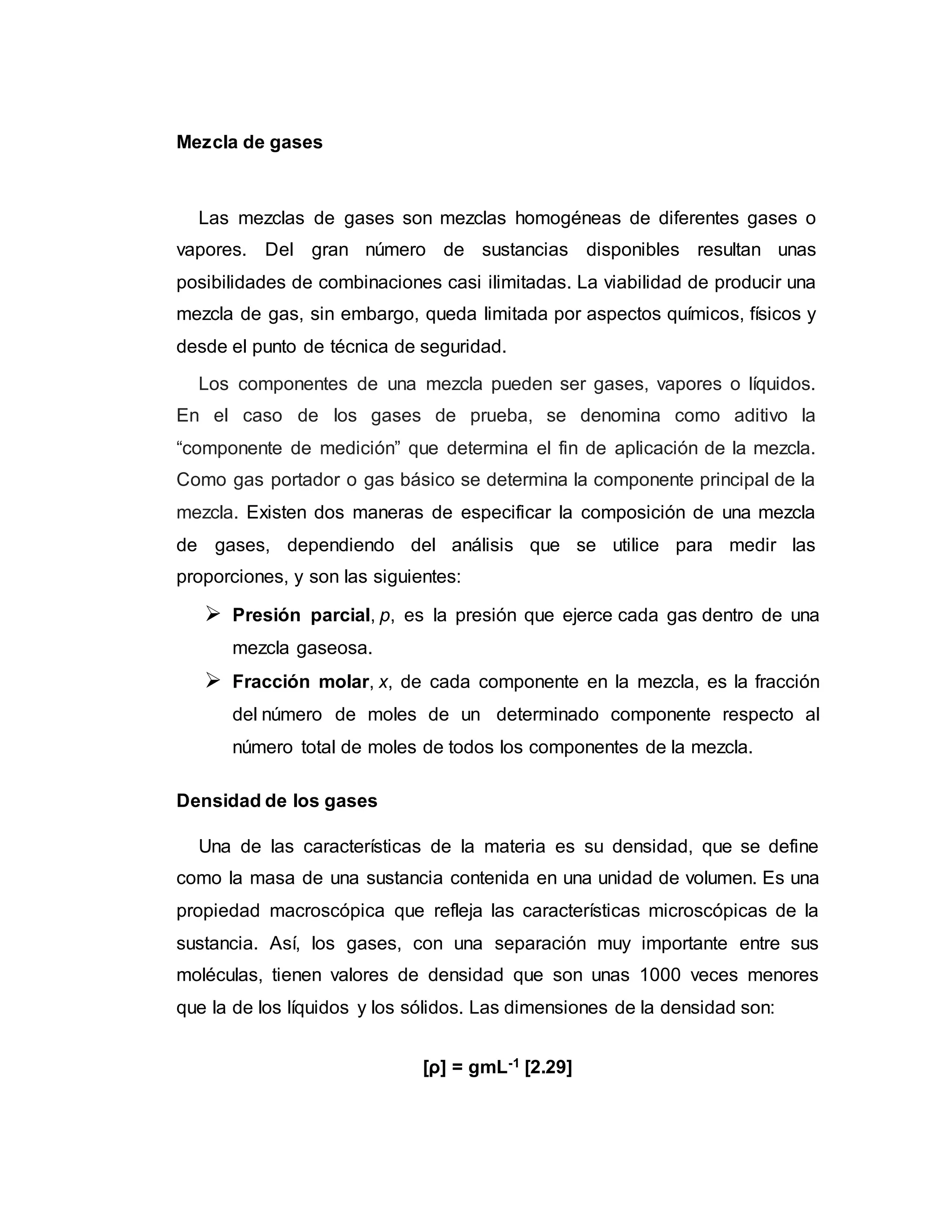 Mezcla de gases jose bohorquez | PDF