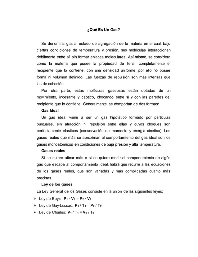 Mezcla de gases jose bohorquez | PDF
