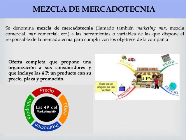 Mezcla de mercadotecnia