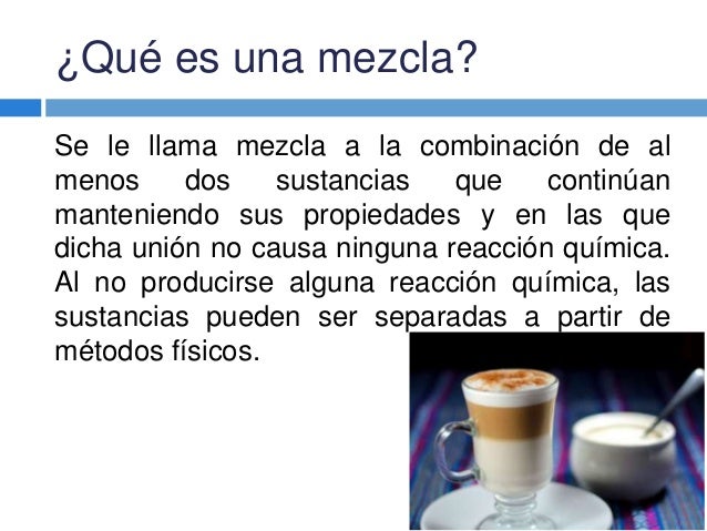 Mezclas