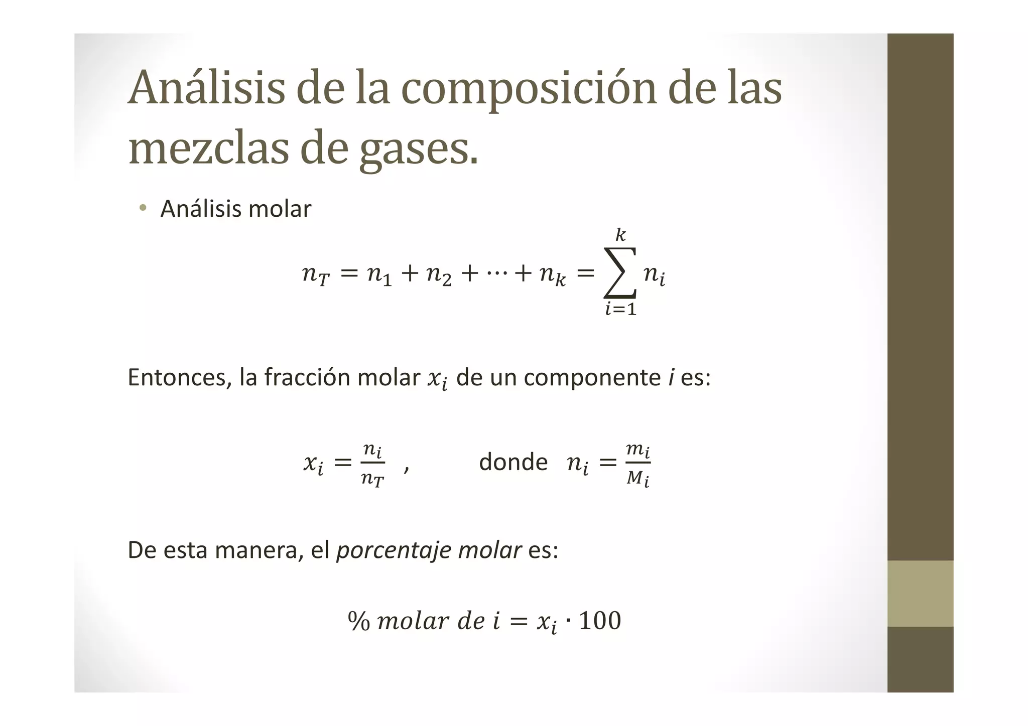 Mezclas de gases ideales | PDF