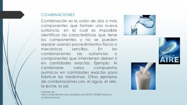 Mezclas Y Combinaciones