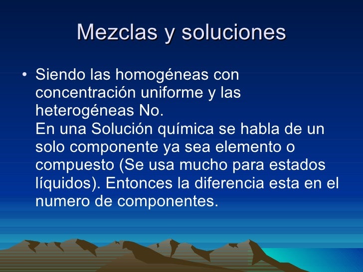 Que Diferencia Hay Entre Una Mezcla Y Un Compuesto - Esta Diferencia