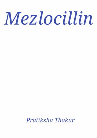 Mezlocillin 