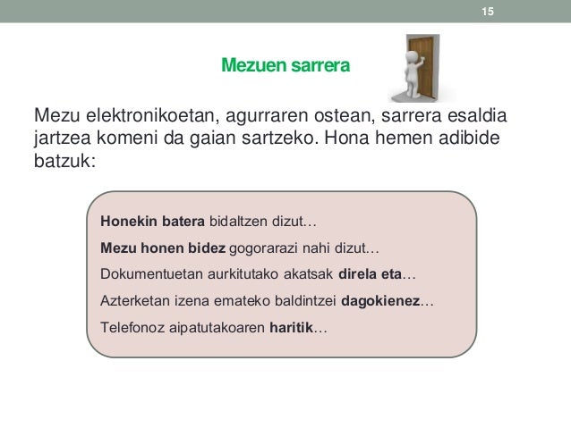 Resultado de imagen de mezu elektronikoa idazten pdf
