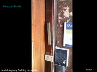 Mezuzah Scrolls




Jewish Agency Building Jerusalem   12 of 21
 