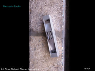 Mezuzah Scrolls




Art Store Nahalat Shiva - Jerusalem   16 of 21
 