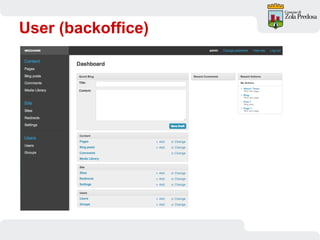 User (backoffice)
 