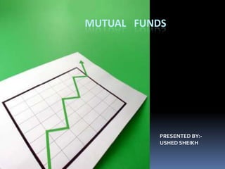 MUTUAL FUNDS
PRESENTED BY:-
USHED SHEIKH
 