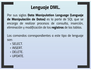Modelo Físico (Lenguaje SQL).