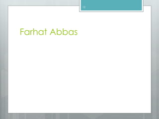 Farhat Abbas
12
 