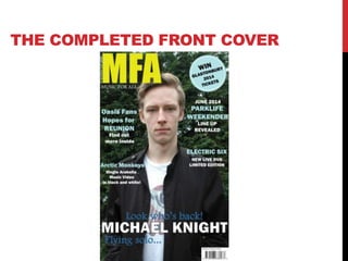 THE COMPLETED FRONT COVER
 